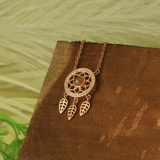 Personalized Dreamcatcher Necklace with Custom Photo Hojmade Keepsake Jewelry