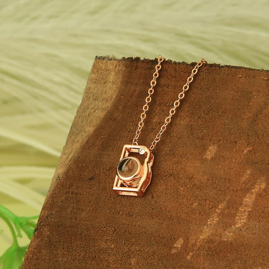 Personalized Camera Necklace with Custom Photo Hojmade Jewelry